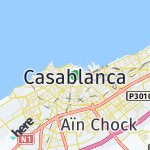 Peta lokasi: Casablanca, Maroko