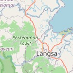 Peta lokasi: Langsa Baro, Indonesia untuk keperluan jadwal sholat