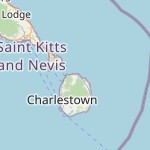 Peta lokasi: Newcastle, Saint Kitts Dan Nevis