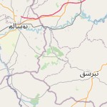 Peta lokasi: Tibar, Tunisia