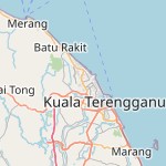 Peta lokasi: Kuala Nerus, Malaysia untuk keperluan jadwal sholat
