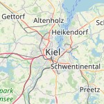 Peta lokasi: Kiel, Jerman