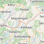 Peta lokasi: Wonosobo, Indonesia untuk keperluan jadwal sholat