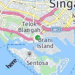 Peta lokasi: Marina South, Singapura