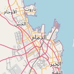 Peta lokasi: Dammam, Arab Saudi