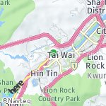 Peta lokasi: Tai Wai, Hong Kong-Cina