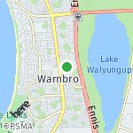 Peta lokasi: Warnbro, Australia