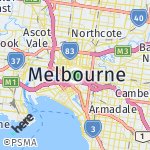 Peta lokasi: Melbourne, Australia