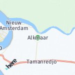 Peta lokasi: Alkmaar, Suriname