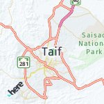 Peta lokasi: Taif, Arab Saudi