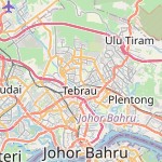 Peta lokasi: Taman Daya, Malaysia untuk keperluan jadwal sholat