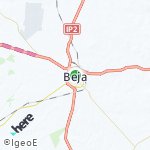 Peta lokasi: Beja, Portugal