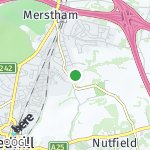 Peta lokasi: Redhill, Inggris Raya