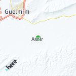 Peta lokasi: Asrir, Maroko
