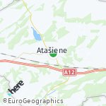 Peta lokasi: Atašiene, Latvia