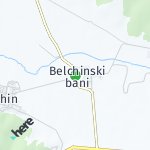 Peta lokasi: Belchinski bani, Bulgaria