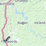 Peta lokasi: Napier, Amerika Serikat