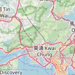 Peta lokasi: Tai Mo Shan, Hong Kong-Cina untuk keperluan jadwal sholat
