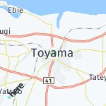 Peta lokasi: Toyama, Jepang