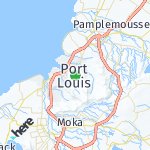 Peta lokasi: Port Louis, Mauritius