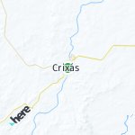 Peta lokasi: Crixás, Brasil
