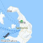 Peta lokasi: Thira, Yunani