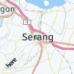 Peta lokasi: Serang, Indonesia
