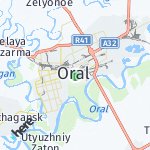 Peta lokasi: Oral, Kazakhstan