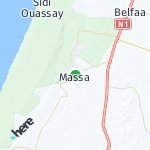 Peta lokasi: Massa, Maroko