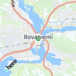 Peta lokasi: Rovaniemi, Finlandia