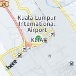 Peta lokasi: KLIA, Malaysia