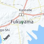 Peta lokasi: Fukuyama, Jepang