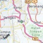 Peta lokasi: Nilai, Malaysia