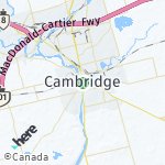 Peta lokasi: Cambridge, Kanada