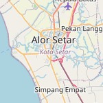 Peta lokasi: Pekan Simpang Kuala, Malaysia