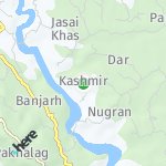 Peta lokasi: Kashmir, India