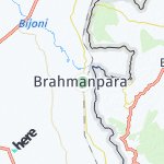 Peta lokasi: B'Rah'Mnpara, Bangladesh