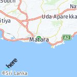 Peta lokasi: Matara, Sri Lanka