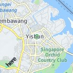 Peta lokasi: Yishun, Singapura
