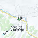 Peta lokasi: Çiğil, Turki