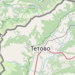 Peta lokasi: Tetovo, Makedonia Utara