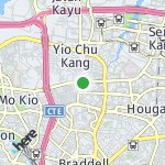 Peta lokasi: Hougang, Singapura