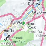 Peta wilayah San Tin, Hong Kong-Cina