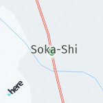 Peta lokasi: Soka-Shi, Jepang