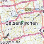 Peta lokasi: Gelsenkirchen, Jerman