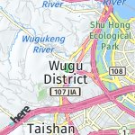 Peta lokasi: Wugu District, Taiwan