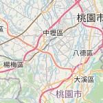 Peta lokasi: Pingzhen District, Taiwan untuk keperluan jadwal sholat
