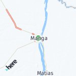 Peta lokasi: Manga, Brasil