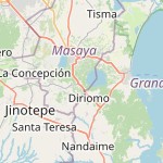 Peta lokasi: Catarina, Nikaragua