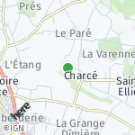 Peta lokasi: Beaupréau, Prancis